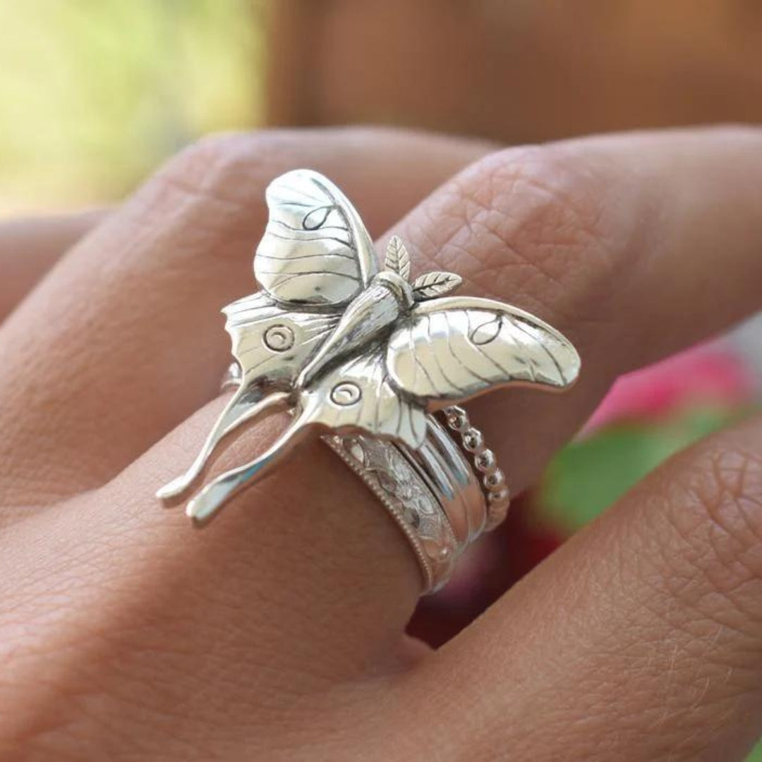 Schmetterling Ring