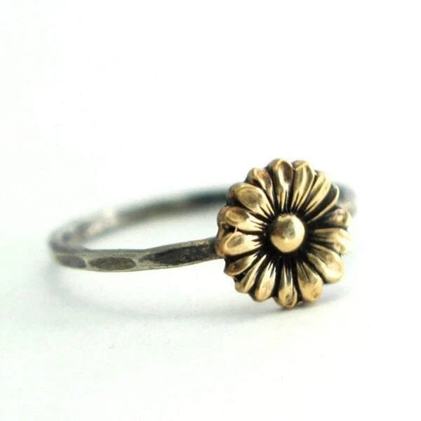 Gold Sonnenblumen Ring