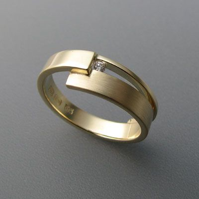 Feiner Vintage-Goldring