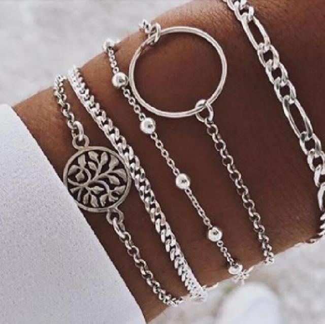 Pack 5 Armbänder Unique